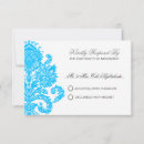 Search for damask rsvp cards Elegant