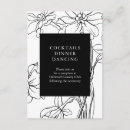 Search for enclosure wedding invitations Black and white
