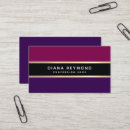 Search for black and purple business cards Stylish