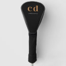 Search for black and gold golf head covers Unique