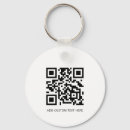 Search for and white logo key rings Qr code