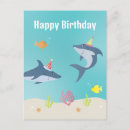 Search for shark birthday cards Colourful