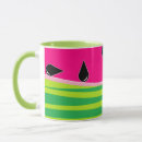 Search for watermelon pink mugs Green
