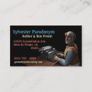 Search for science fiction business cards Novelist