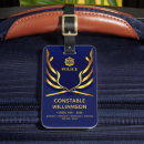 Search for police luggage tags Officer