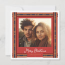 Search for red plaid christmas cards Minimalist