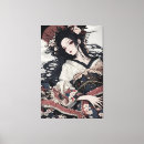 Search for geisha canvas prints Samurai