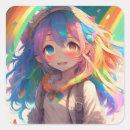 Search for rainbow animal stickers For kids
