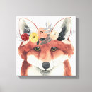 Search for fox canvas prints Forest
