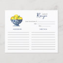Search for lemon recipe cards Elegant