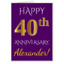 Search for fortieth anniversary cards Forty