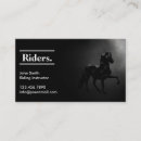 Search for horse riding business cards Rider