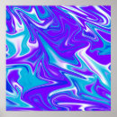 Search for marble patterns posters Blue