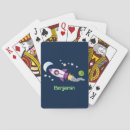 Search for space rocket playing cards Astronaut