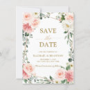 Search for peachy rose invitations Botanical beige feminine girly