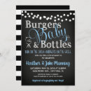 Search for burgers beer baby invitations For her