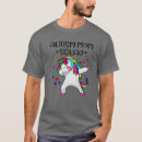 Search for autism unicorn tshirts This