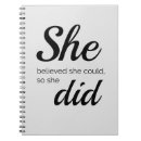 Search for she believed she could notebooks Black