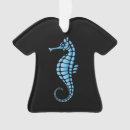 Search for seahorse christmas tree decorations Blue