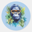 Search for wild gorilla stickers Monkey
