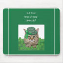Search for patrick s day mousepads Green