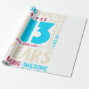 Search for 13th birthday wrapping paper Age