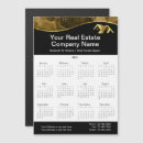 Search for business card calendars Black