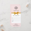 Search for salon business gift certificates Chic
