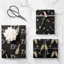 Search for champagne gold wrapping paper Birthday