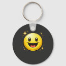 Search for happy face key rings Cheerful