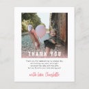 Search for kids birthday party thank you cards Pink