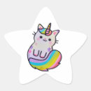 Search for cute rainbow and stars stickers Unicorn
