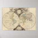 Search for historical world map posters Relief