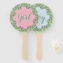 Search for baby shower hand fans Typography