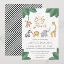 Search for cute safari animals invitations Elephant