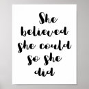 Search for did posters She believed she could