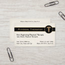 Search for physical therapy business cards Therapist