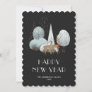 Search for funny new years cards Black