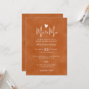 Search for burnt orange bridal shower invitations Simple