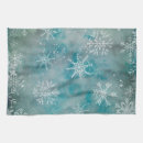 Search for blue christmas tea towels White snowflakes