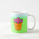 Search for flower pots mugs Whimsical