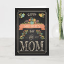 Search for chalkboard mothers day cards Vintage