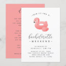 Search for pool hens party invitations Flamingo