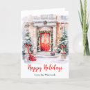Search for front door wreath christmas cards Snow