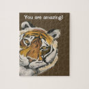 Search for tiger face puzzles Beautiful