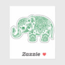 Search for green elephant stickers Animals