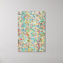 Search for confetti canvas prints Gold