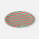 Search for candy cane plates Red