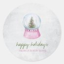 Search for snow address stickers Watercolor