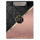 Search for rose gold business clipboards Chic